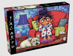 NOVIA CASSE-TÊTE 1000 PIÈCES - COMPAGNON CHIOT EN PYJAMA (PAJAMA PUP PAL) #JP-PAJA1000 (0326)